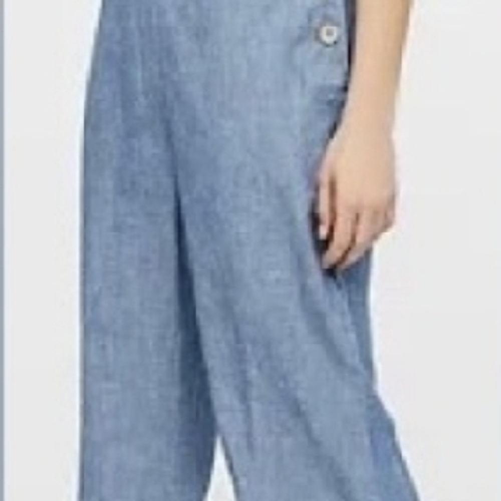 🚨SOLD🚨 Free People Denim Blue Jumpsuit